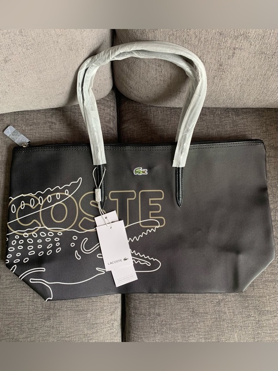 Lacoste Handbags - Lacoste L.12.12 Concept Tote handbag Bag purse Croc print NWT